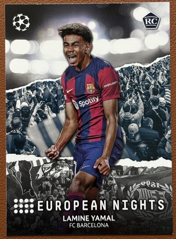 Lamine Yamal 2023-24 Rookie Topps UEFA European Nights #EN-10 (RC)