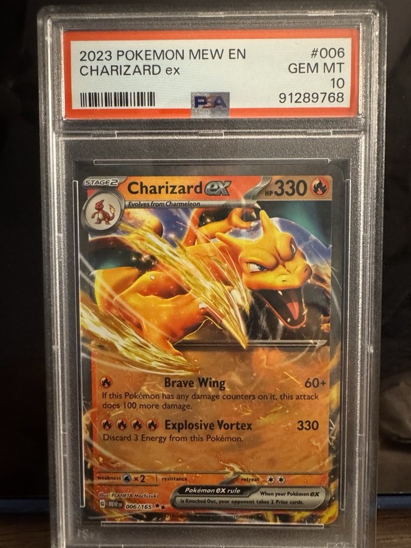 🔥 PSA 10 Charizard ex 006/165 Pokémon 151 GEM MINT 🔥 Ultra Rare