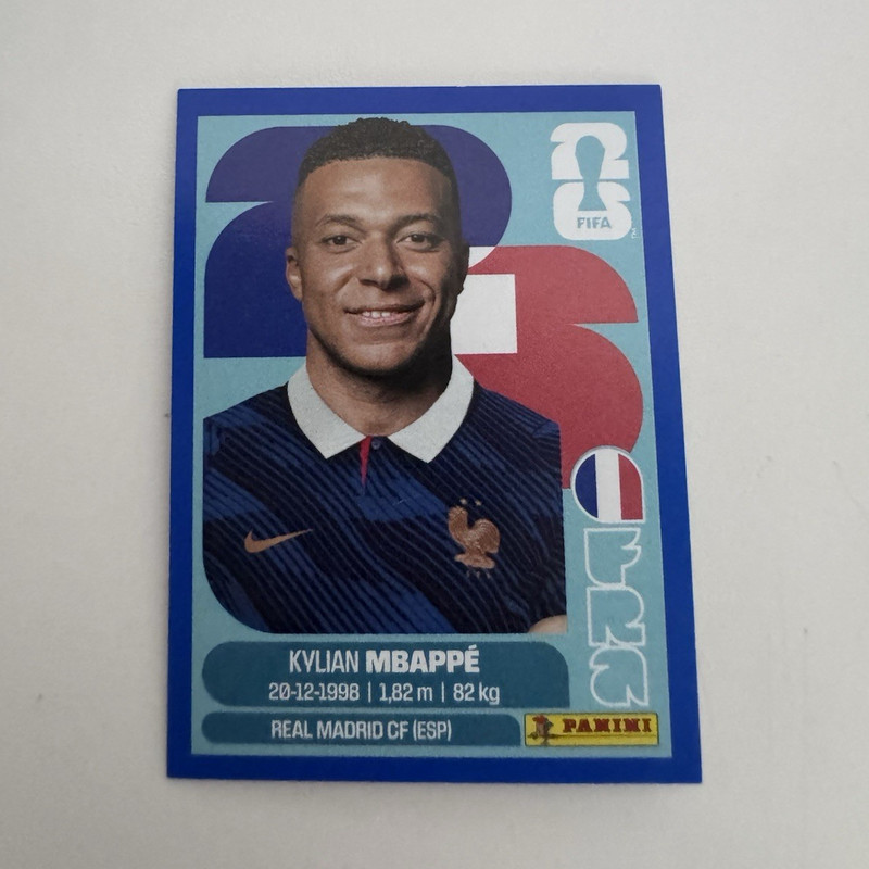 Panini FIFA 2026 Kylian Mbappé Soccer Sports Trading Card Real Madrid CF