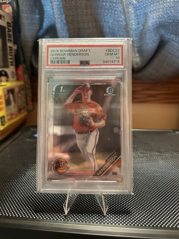 2019 Bowman Draft - Chrome Gunnar Henderson #BDC-22 (RC) PSA 10