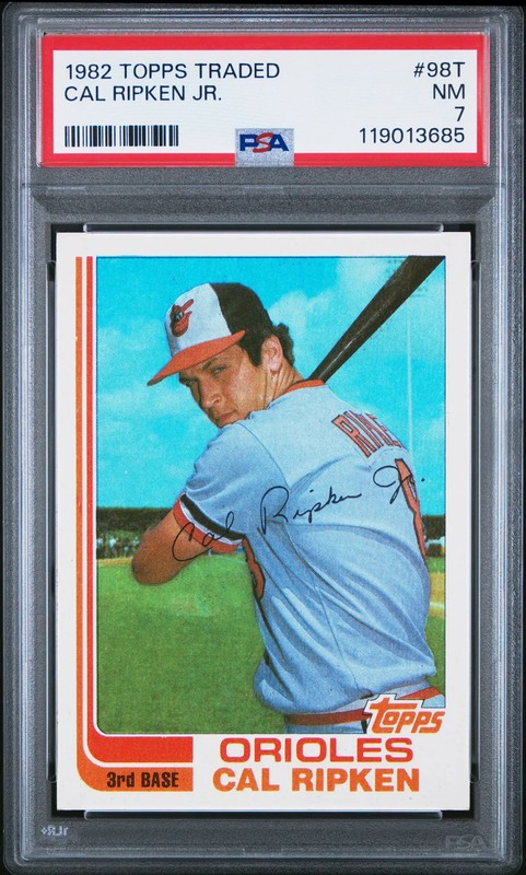 Cal Ripken JR. 1982 Topps Traded #98T PSA 7