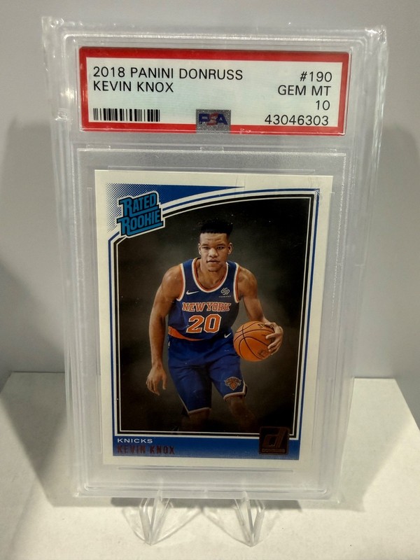 2018 Donruss Kevin Knox Rated Rookie #190 PSA 10!