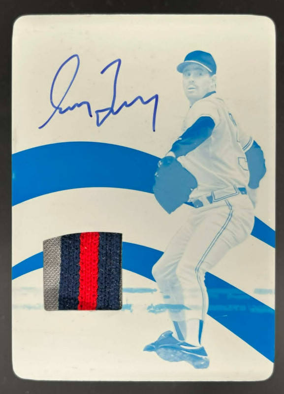 2023 PANINI IMMACULATE GREG MADDUX JERSEY PATCH AUTO PLATE #D 1/1 ONE OF ONE