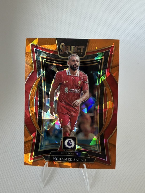 2024-25 Panini Select Premier League - Terrace Mohamed Salah Orange Ice /155