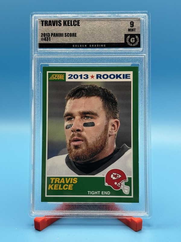 2013 Panini Score Travis Kelce #431 RC Graded 9