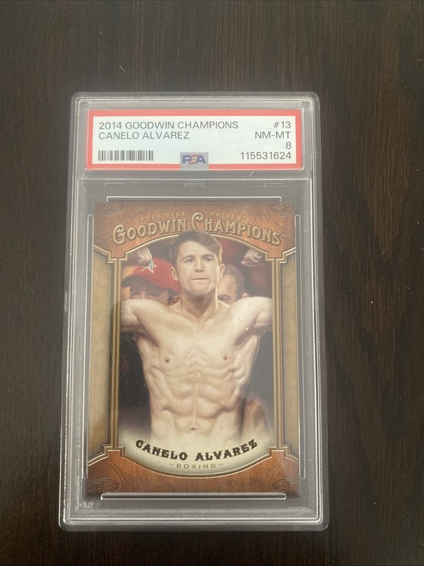 2014 Upper Deck Goodwin Champions Canelo Alvarez#13 PSA 8 NM-MT