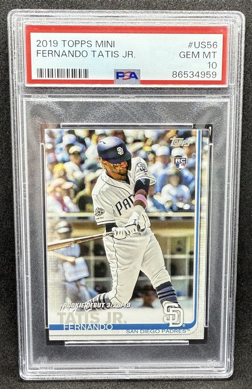 Fernando Tatis Jr. 2019 Topps On Demand Mini Rookie #US56 PSA 10 GEM MINT RC