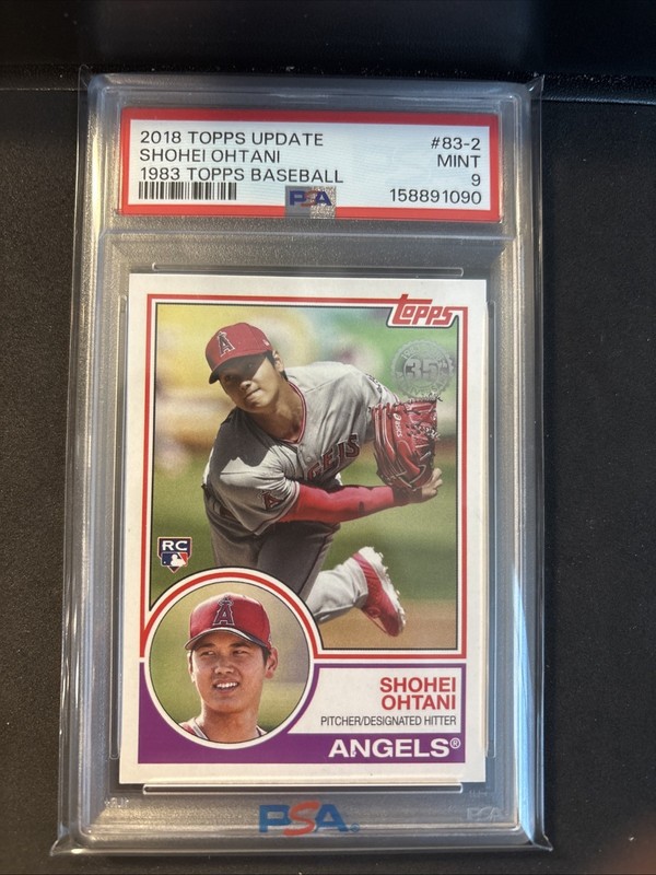 Shohei Ohtani 2018 Topps Update #83-2 1983 RC Rookie PSA 9 MINT
