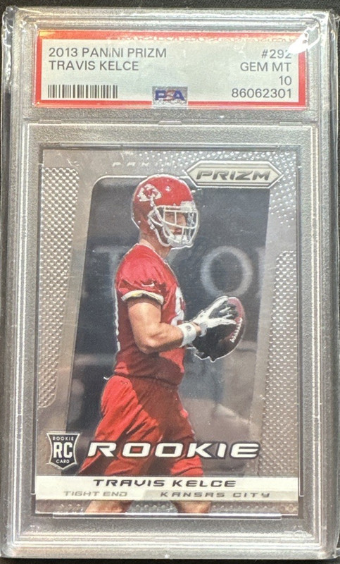 2013 Panini Prizm Travis Kelce #292 (RC) PSA 10 Chiefs  HOF