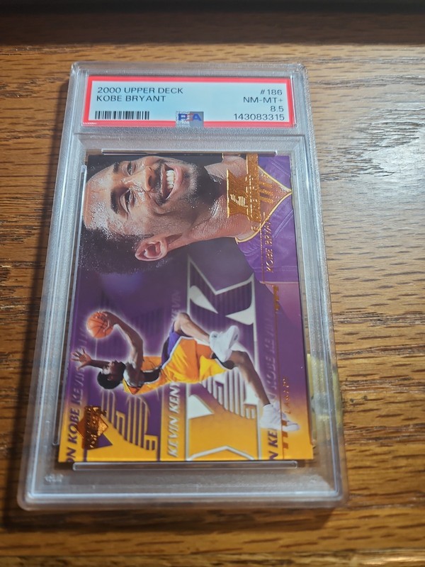 2000 KOBE BRYANT UPPERDECK  Y3K #186 PSA 8.5