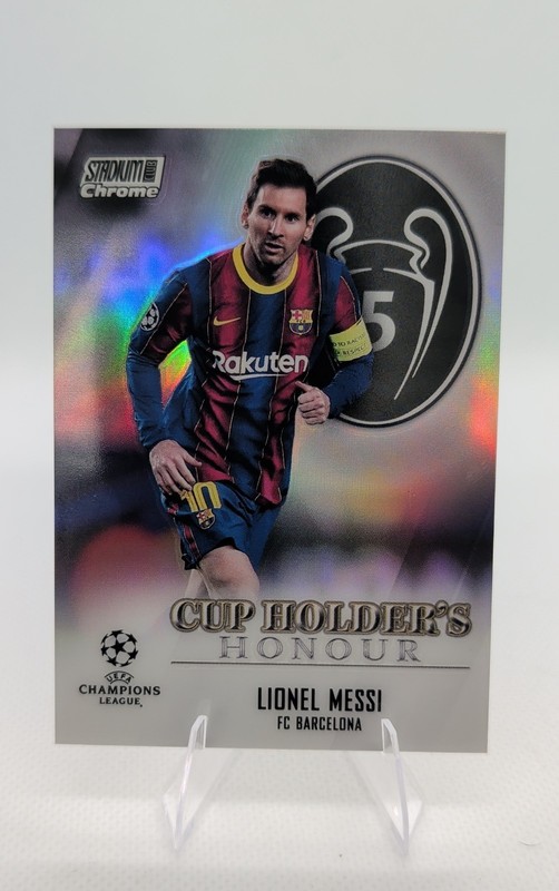 Lionel Messi 2020-21 Topps Stadium Club Chrome Uefa Champions League 