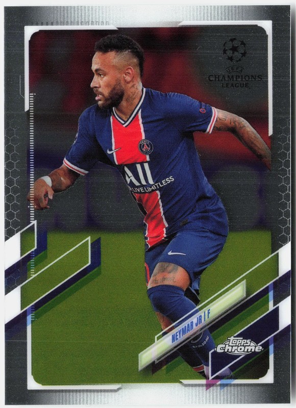 2020-21 Topps Chrome UEFA Champions League #16 Neymar Jr