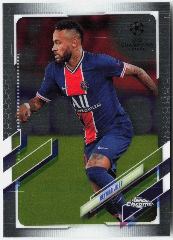 2020-21 Topps Chrome UEFA Champions League #16 Neymar Jr