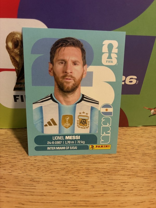 Panini 2026 FIFA World Cup Lionel Messi ARG 17 LATAM Card