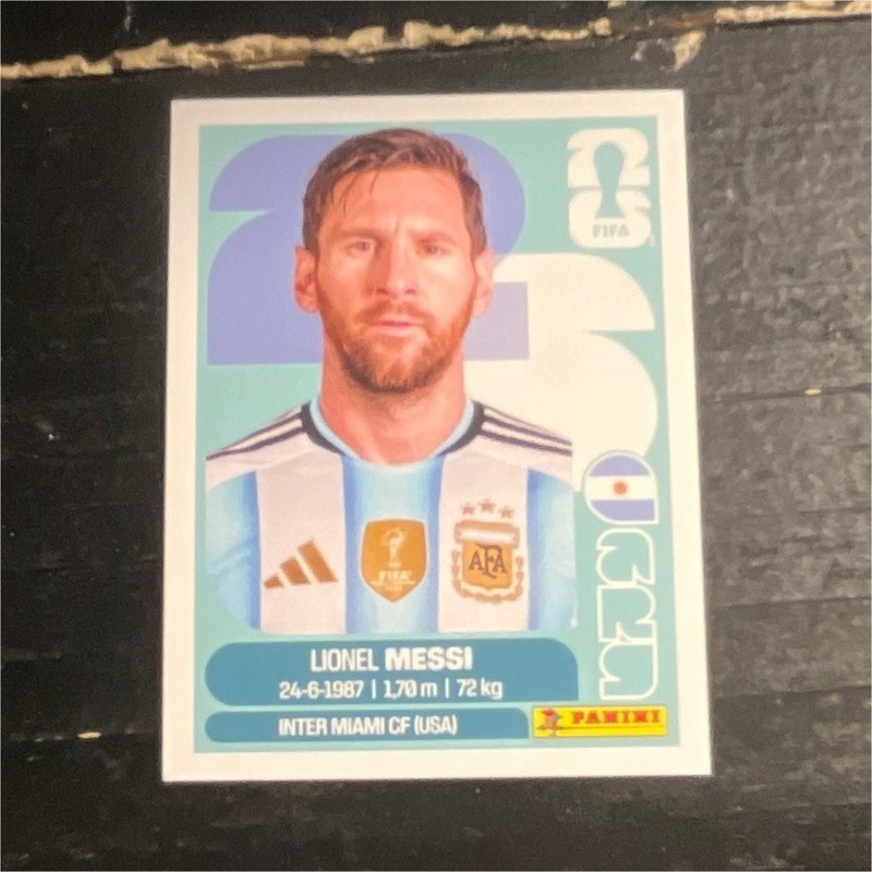 Panini FIFA World Cup 2026 Lionel Messi Sticker