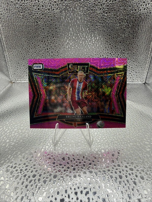 ⚽️🔥 2024-25 Select Erling Haaland Field Level Pink Mojo Prizm /299 SP 🔥⚽️