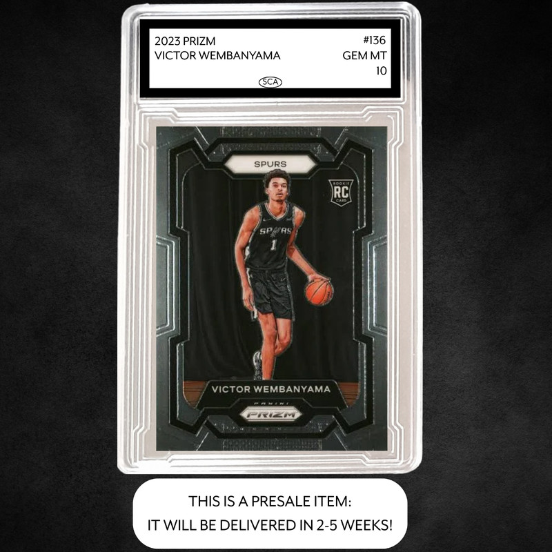 2023 Panini Prizm - Victor Wembanyama Rookie Card #136  - GEM MINT 10 PRESALE
