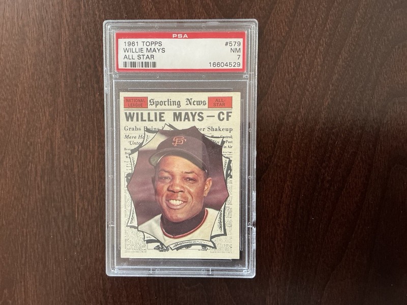1961 Topps - High # All-Star Willie Mays #579 PSA 7