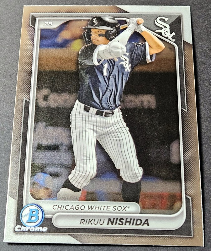 2024 Bowman Chrome Rikuu Nishida Rookie #BCP-188 White Sox
