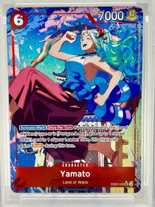 2025 ONE PIECE EB02-EXTRA BOOSTER -ANIME 25TH COLLECTION ALT ART YAMATO PSA 10 view 2