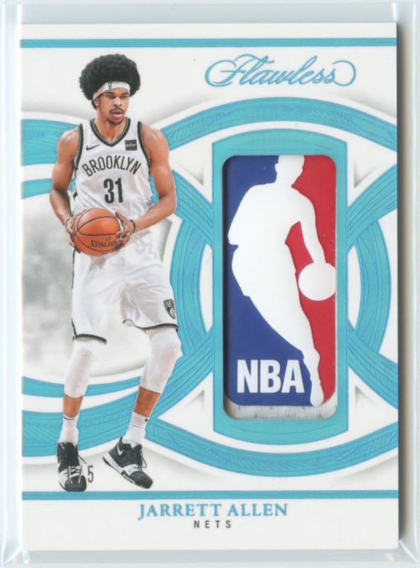 2024-25 Panini Flawless Jarrett Allen Game Used Logoman Platinum 1/5 SP