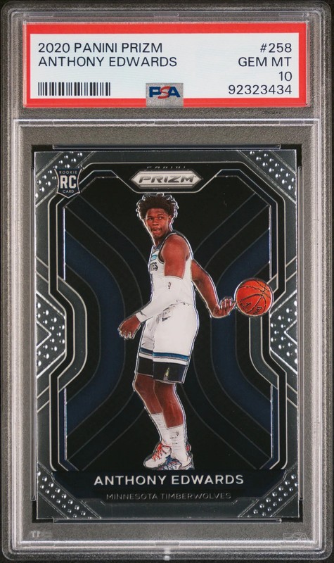 Anthony Edwards - 2020 Panini Prizm PSA 10