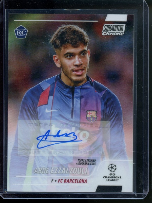 2021-22 Topps Stadium Club Chrome UCC - Chrome Autographs Abde Ezzalzouli
