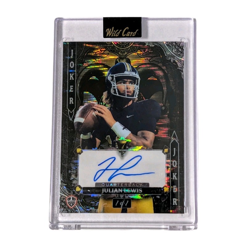 2024 Julian Juju Lewis Colorado Buffaloes Wild Card Joker Refractor Auto 1/1