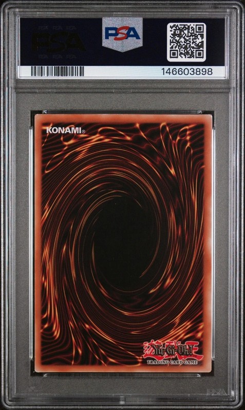 YuGiOh 2022 GFP2-EN176 Red-Eyes Black Dragon Ghost Rare 1st Edition PSA 8 Ghost  view 2