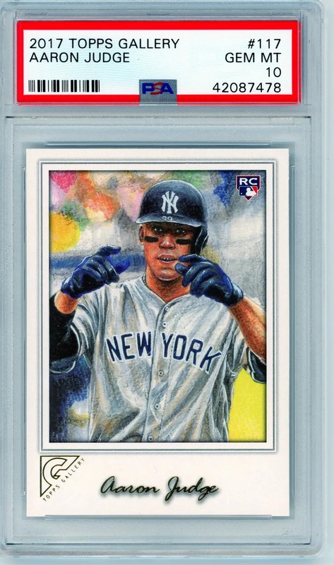 Aaron Judge - 2017 Topps Gallery Rookie Card PSA 10