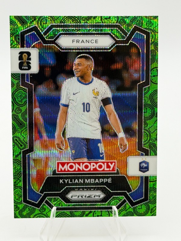 2026 Panini World Cup Monopoly Kylian Mbappe Green