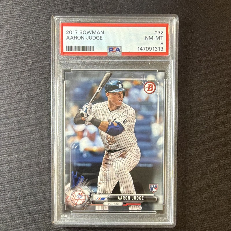 Bowman 2017 Aaron Judge #32 Rookie RC PSA 8 NM-MT New York Yankees