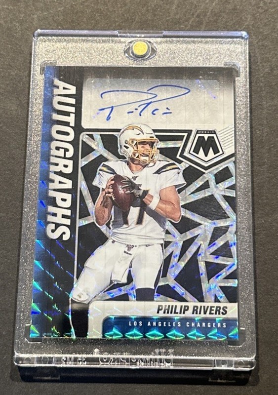 2021 PRIZM PHILIP RIVERS BLACK AUTOGRAPHS FINITE PRIZM AUTO SSP #d 1/1! TRUE 1/1