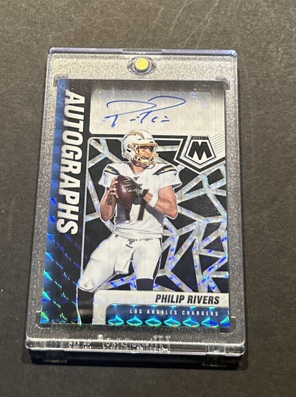 2021 PRIZM PHILIP RIVERS BLACK AUTOGRAPHS FINITE PRIZM AUTO SSP #d 1/1! TRUE 1/1 view 2
