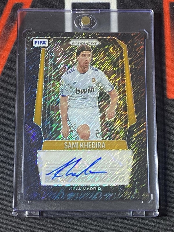2025-26 Panini Prizm FIFA Sami Khedira Black Shimmer 1/1 Auto Real Madrid