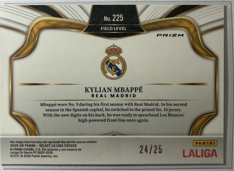 Panini Select Kylian Mbappe Tie-dye /25 Real Mbappe France SSP Invest 🔥 view 2
