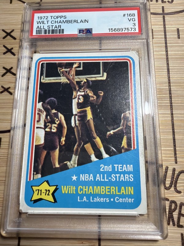 1972 Wilt Chamberlain #168 PSA 3