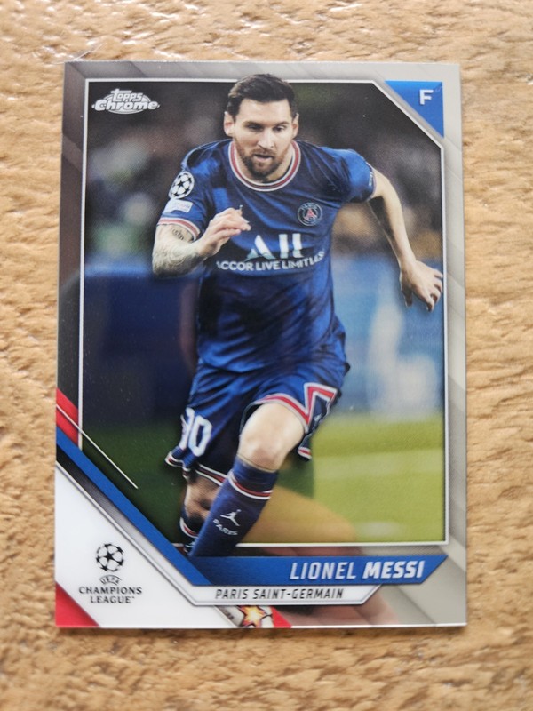 2021-22 Topps Chrome Uefa Champions League - Lionel Messi #100
