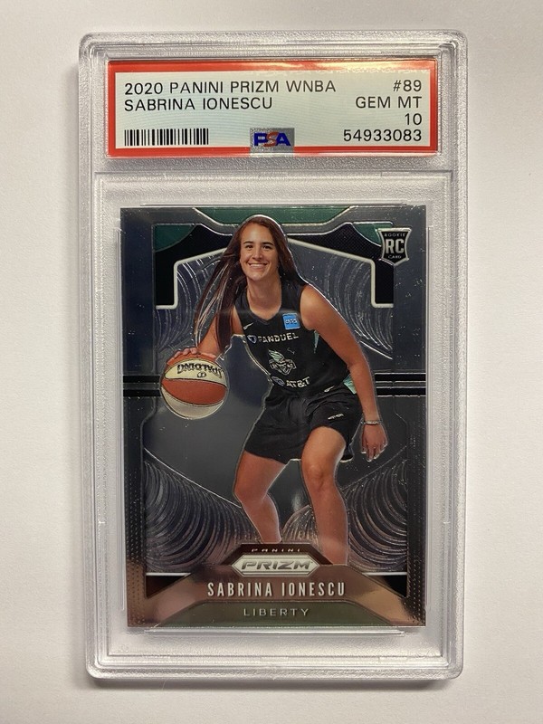 2020 Panini Prizm WNBA #89 Sabrina Ionescu RC PSA 10 Liberty Future HOF