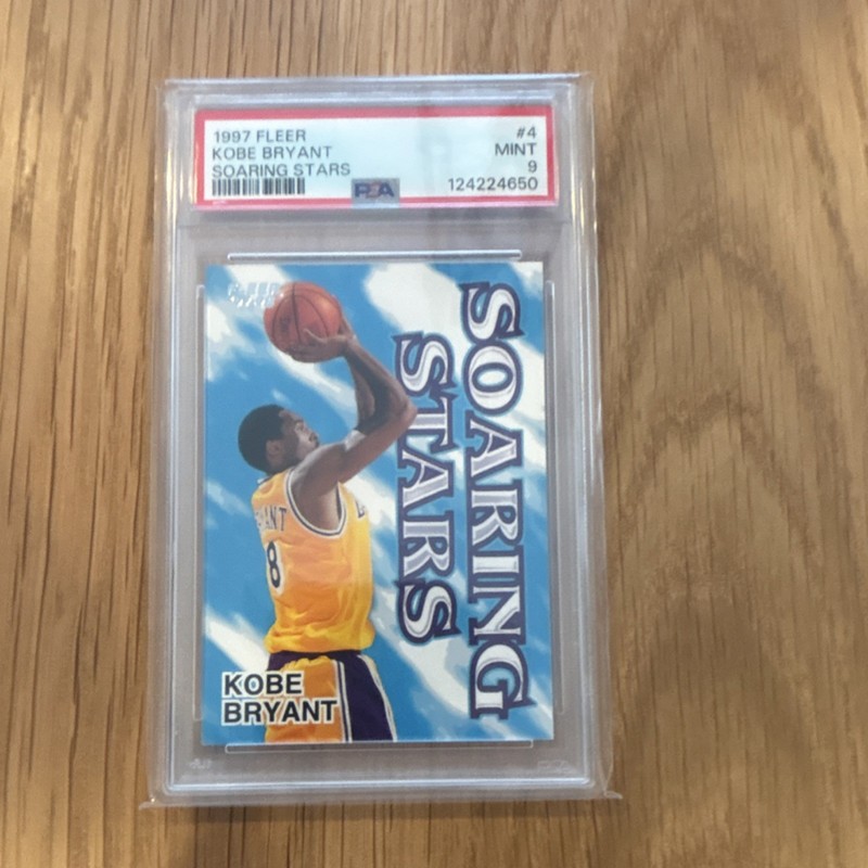 Fleer 1997-98 Soaring Stars Kobe Bryant #4 SS Lakers Basketball PSA 9