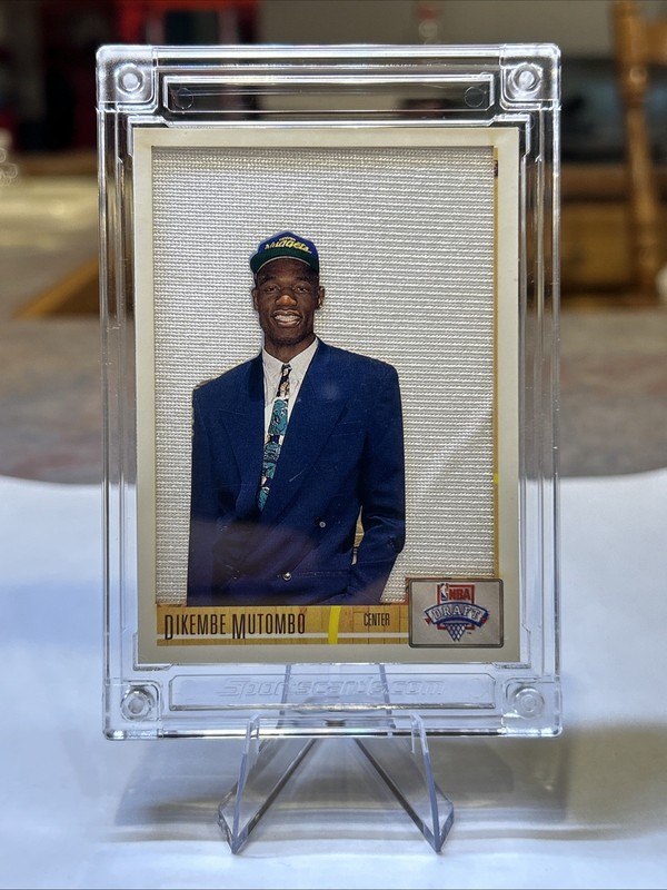 Jersey Fusion Dikembe Mutombo Game Used Jersey Swatch 2001-02 All Star Game