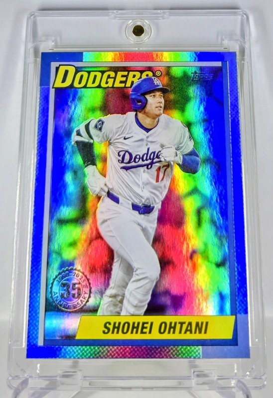 Shohei Ohtani RARE REFRACTOR INVESTMENT CARD TOPPS CHROME ROOKIE OF THE YEAR MVP