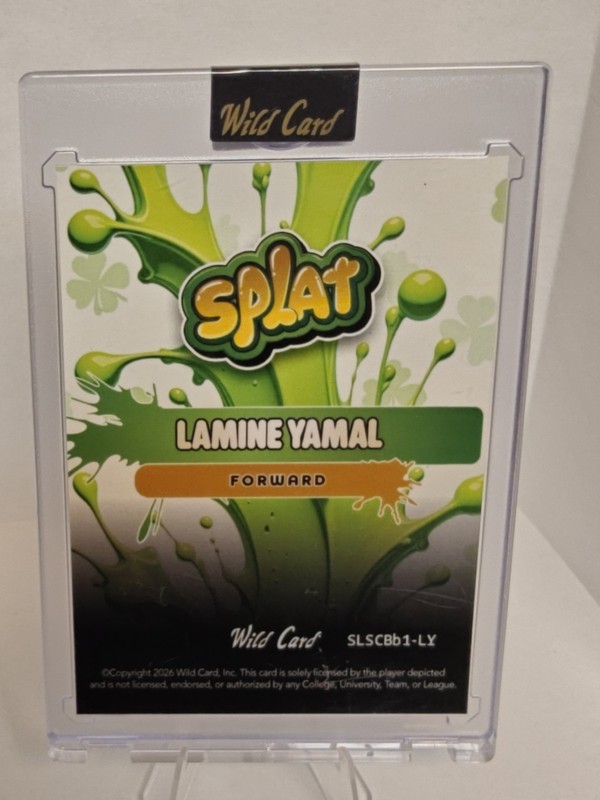 2026 Wild Card Splat Lamine Yamal 2/2 FC Barcelona Soccer Phenomenon view 2