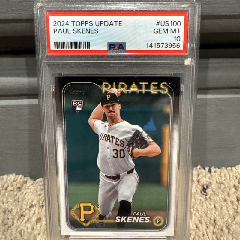 2024 Topps Update PAUL SKENES Rookie RC #US100 - PSA 10 Gem Mint