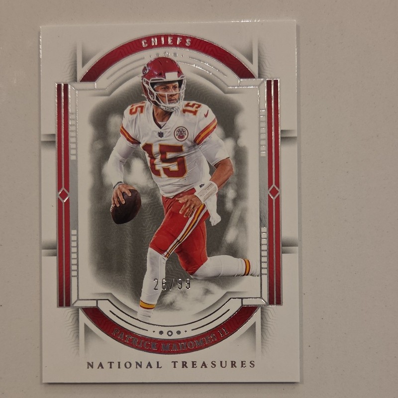 Panini National Treasures Patrick Mahomes II Chiefs Base Set #51 /99 view 2