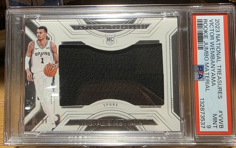 2023 National Treasures - Rookie Materials Victor Wembanyama /99 🔥 🏀 