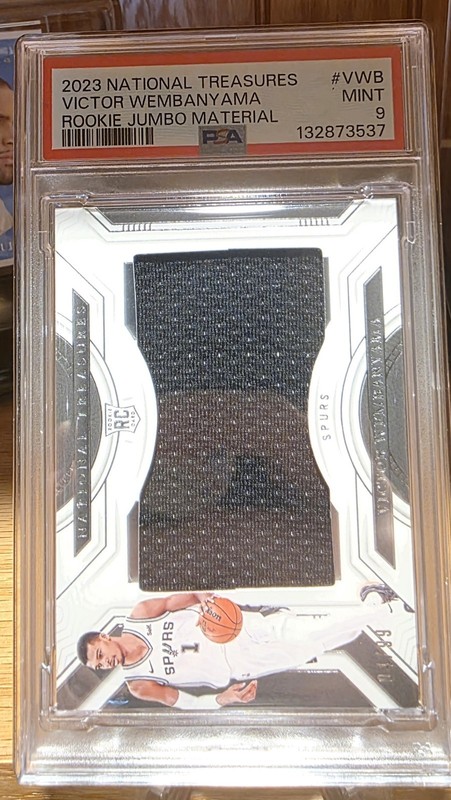 2023 National Treasures - Rookie Materials Victor Wembanyama /99 🔥 🏀  view 2