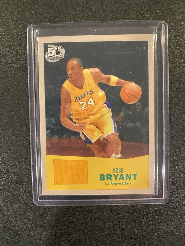 2007-08 Topps Kobe Bryant #24 1957-58 Variation Game Worn Patch