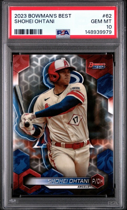 2023 Bowman's Best #62 Shohei Ohtani PSA 10
