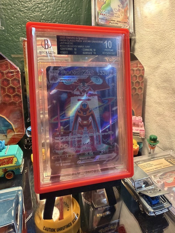 Deoxys VMAX 222/172 VSTAR Universe Pokemon Card BGS 10 Black Label (POP 54)